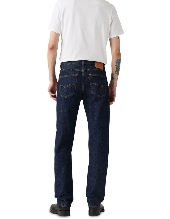 501 Original Fit Cotton Straight Leg Jeans in Rinse image 2