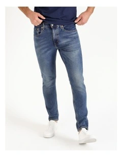 512 Tapered Slim Fit Jeans in Mid Blues