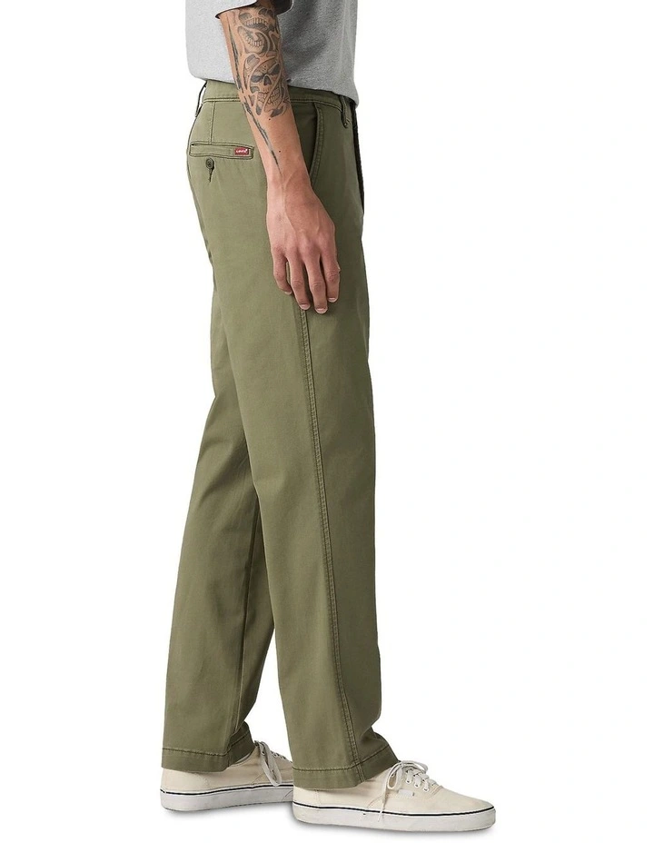Relaxed Straight XX Chino in Olive Night image 3