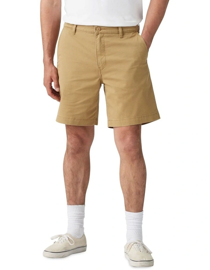 XX Chino Relaxed Shorts in British Khaki image 1