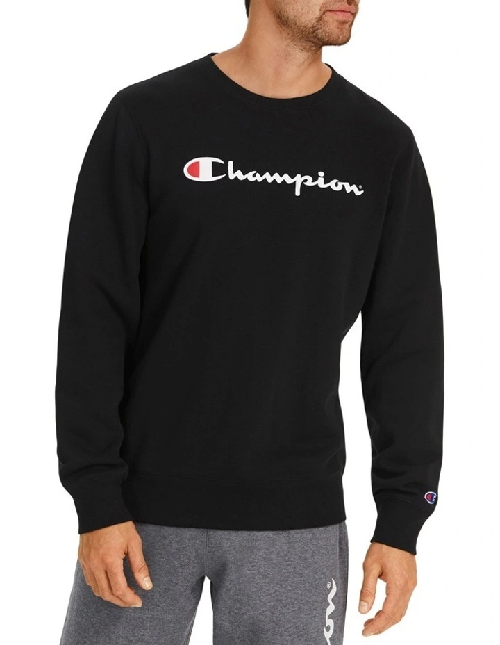 Script Crew Sweat Top Black image 1