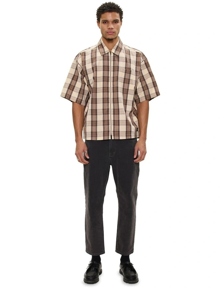 A3 Crop Bazza Jeans in Washed Black image 4