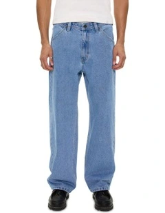 A5 Baggy Larry Jeans in Light Vintage Indigo