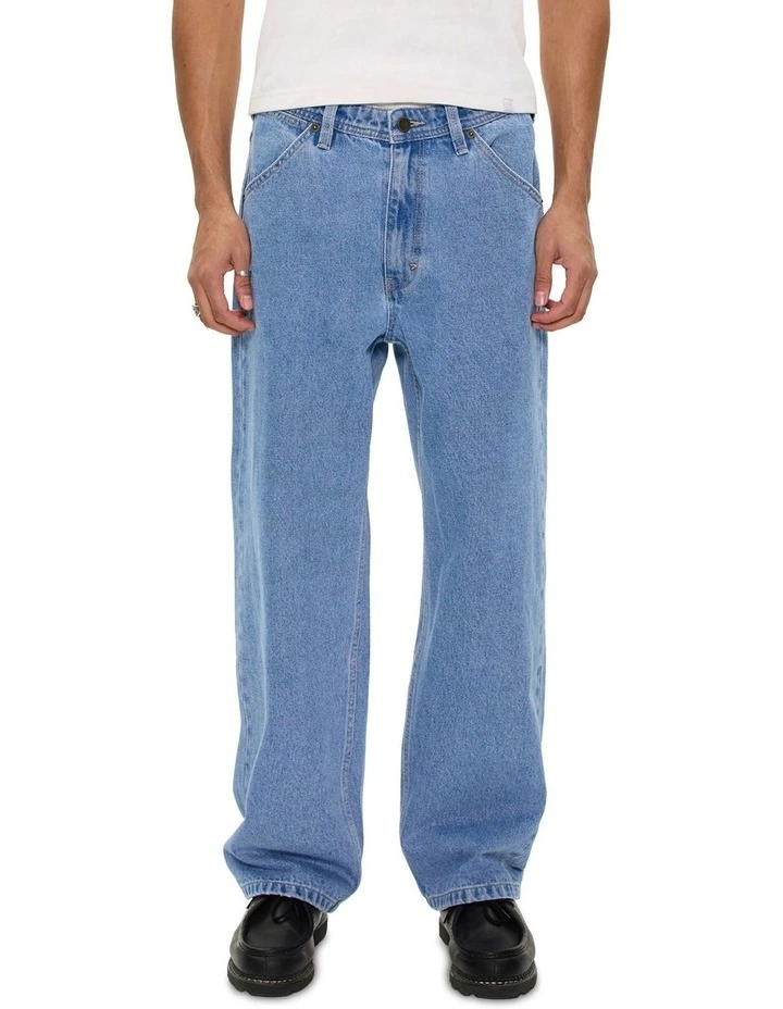 A5 Baggy Larry Jeans in Light Vintage Indigo image 1