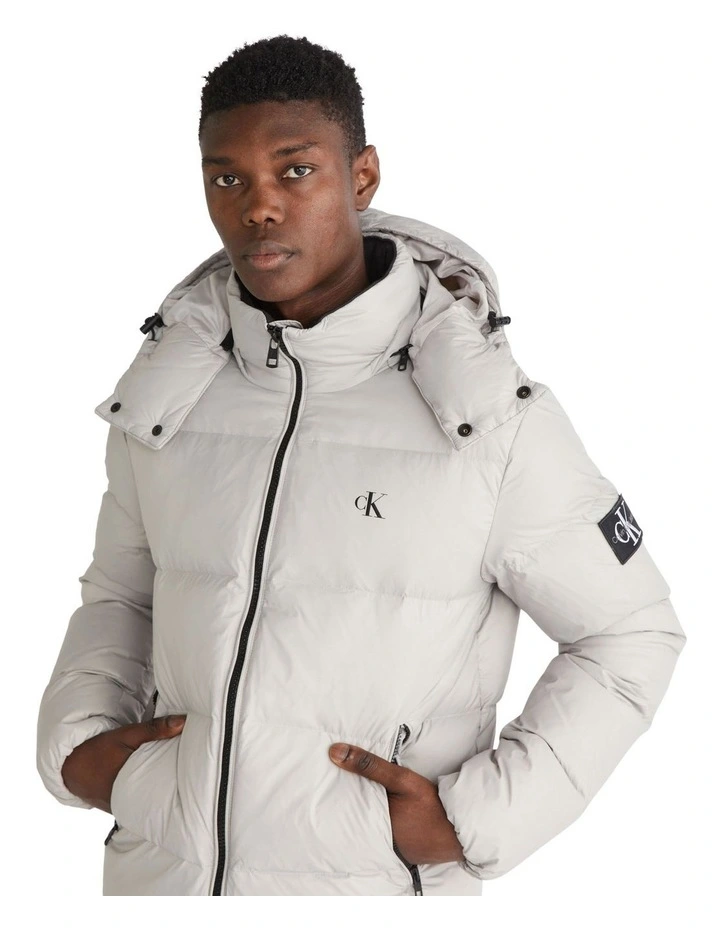 Essentials Down Jacket in Porpoise image 2