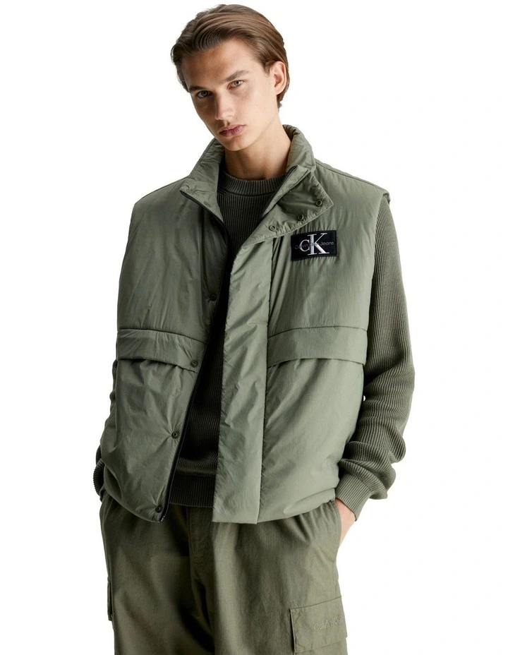 Transitional Vest in Dusty Olive image 1