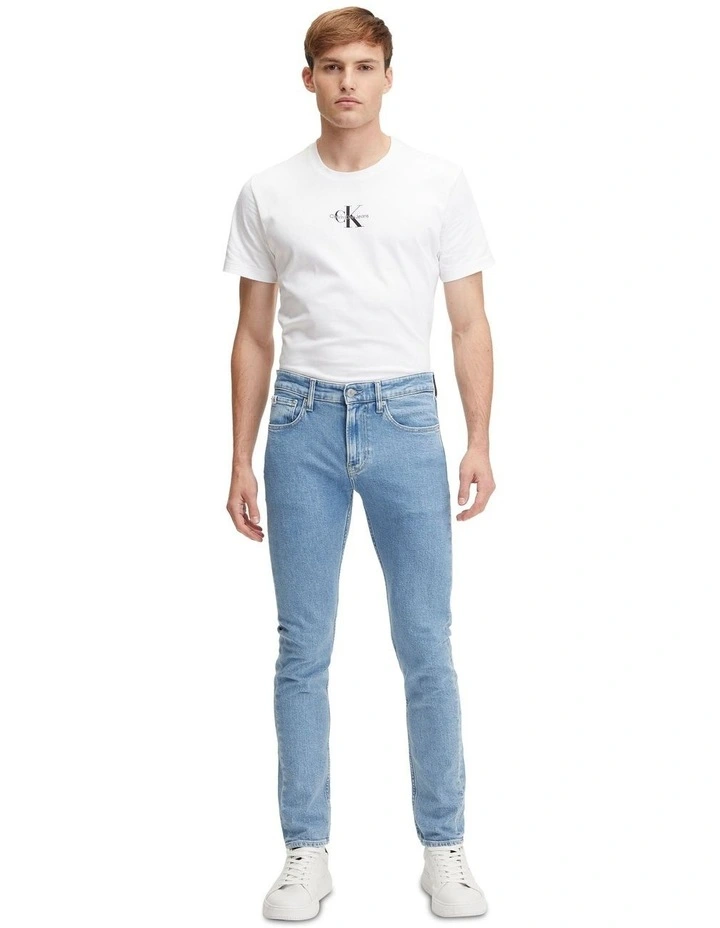 Slim Taper Denim in Light Blue image 1