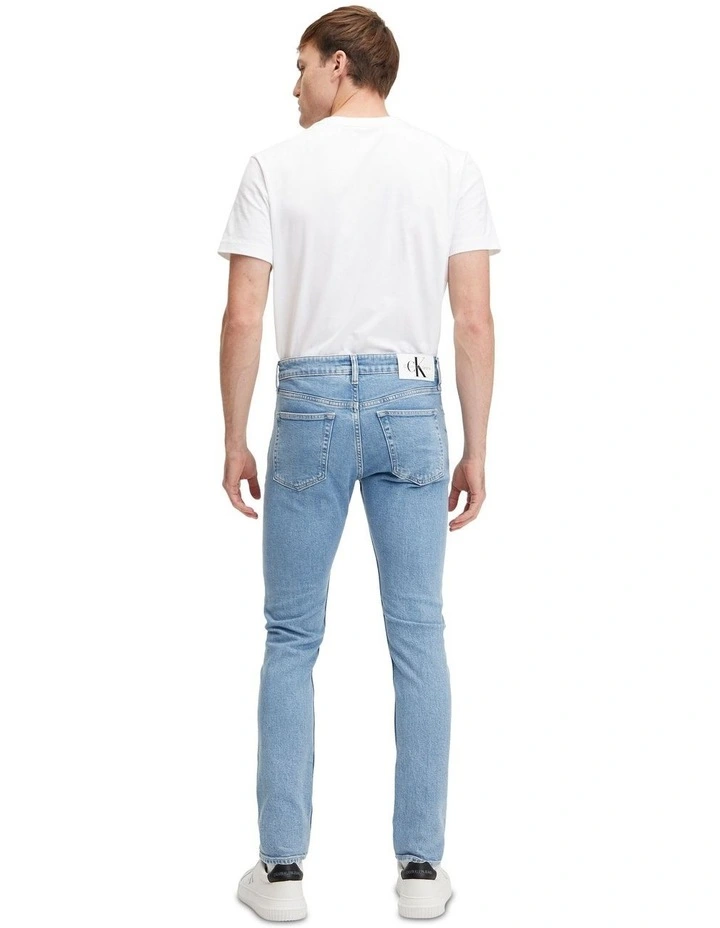 Slim Taper Denim in Light Blue image 2