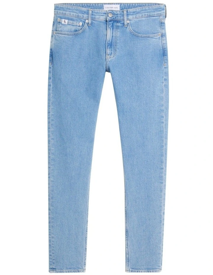 Slim Taper Denim in Light Blue image 4