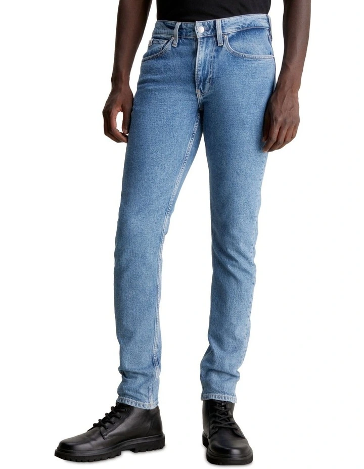 Slim Taper Jeans in Denim Light image 1