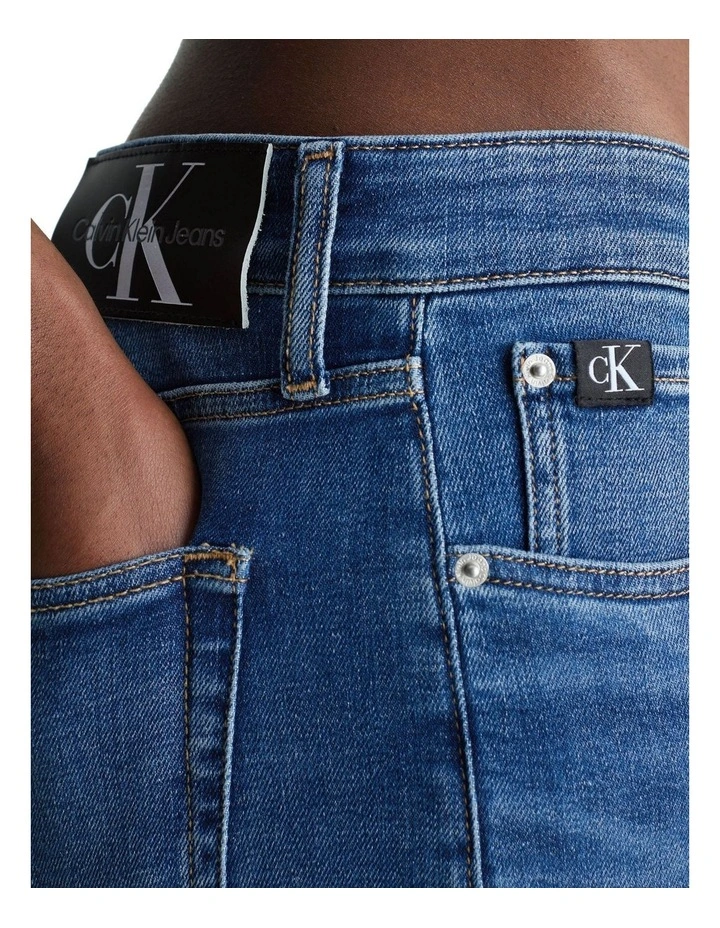 Slim Taper Jeans in Denim Dark image 4