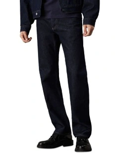 Standard Straight Jeans in Rinse Blue