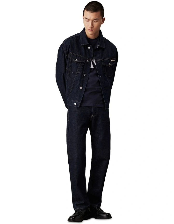 Standard Straight Jeans in Rinse Blue image 4