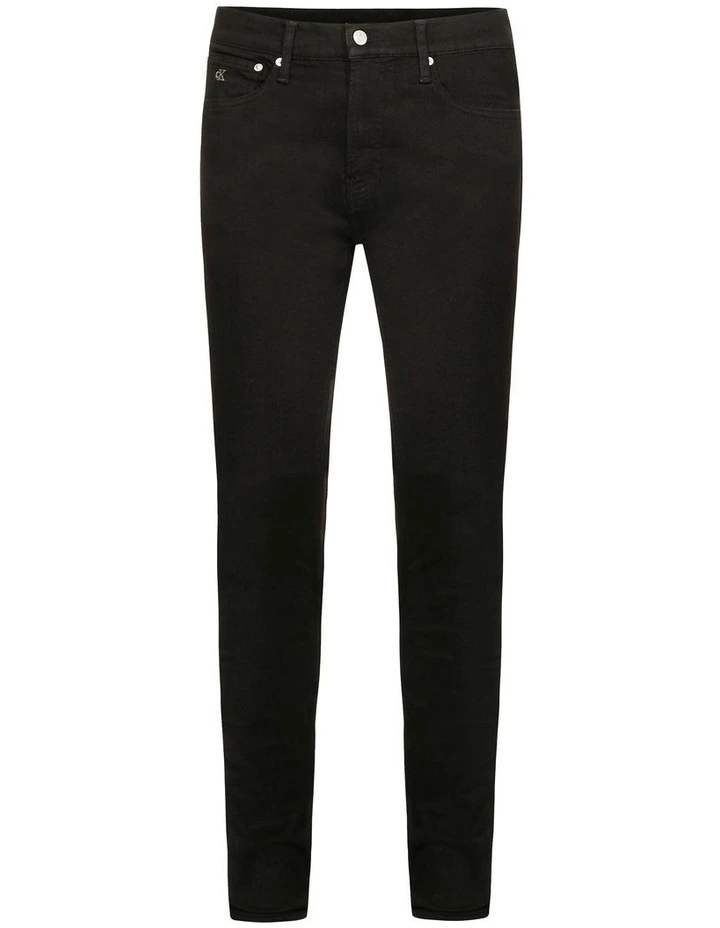 016 Low Rise Skinny Jeans in Black image 5