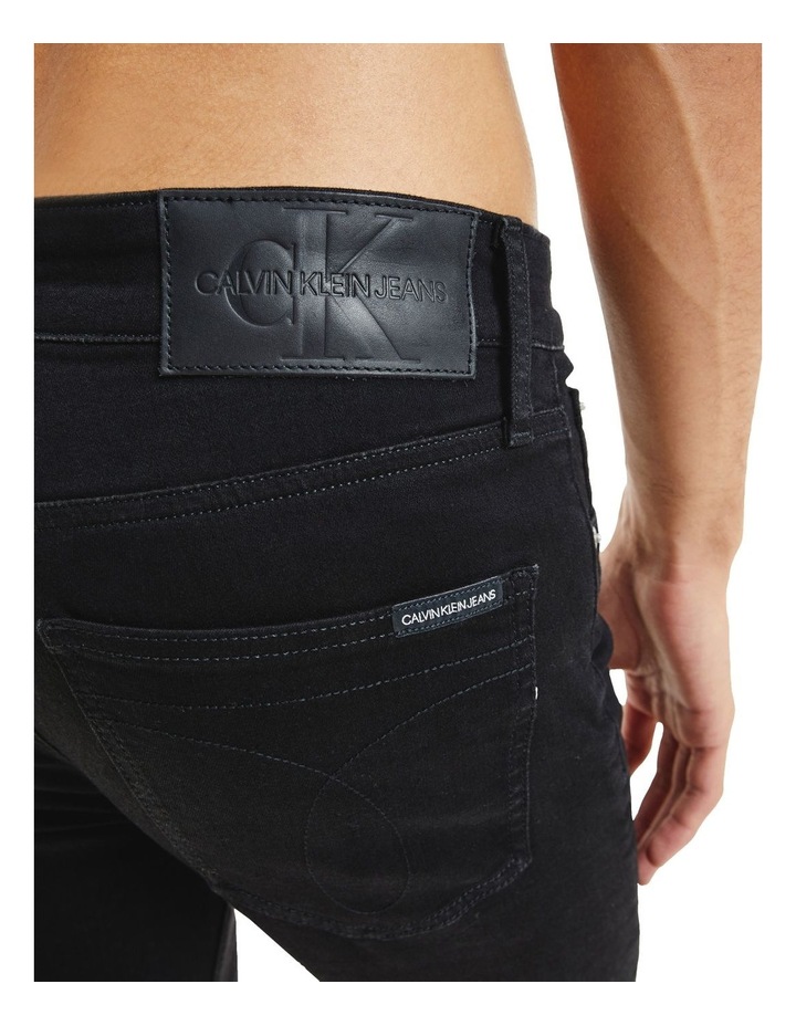 016 Low Rise Skinny Jeans in Black image 6