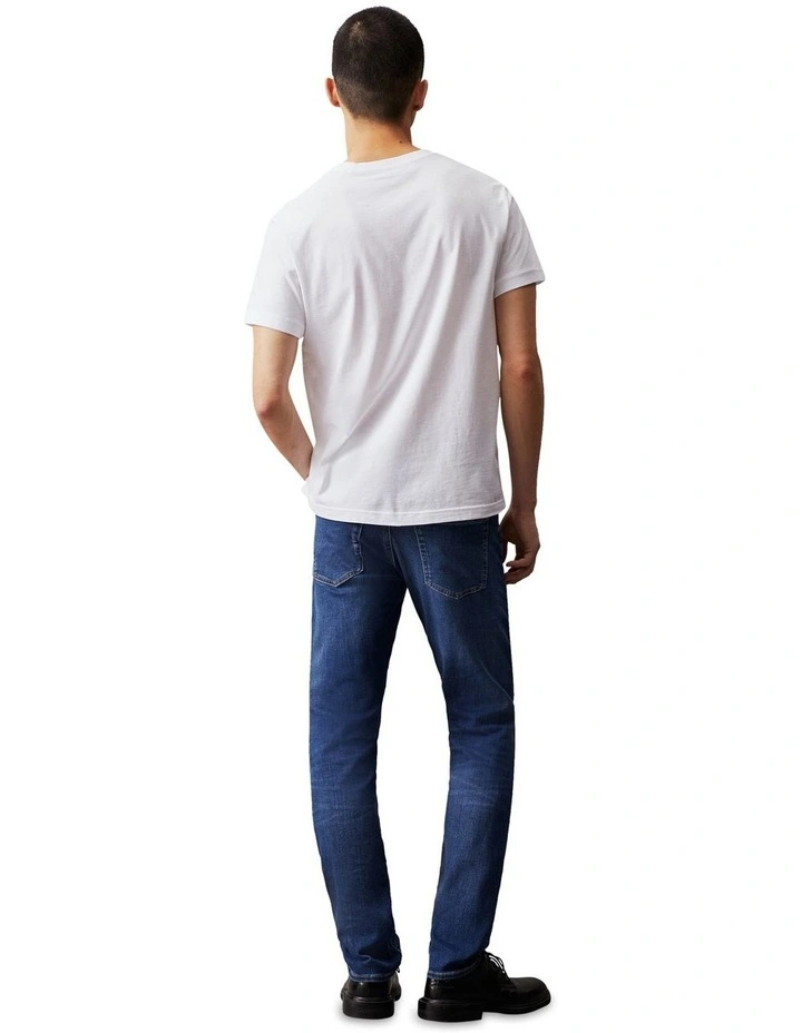 Core Low Rise Slim Jeans Mid in Blues image 4