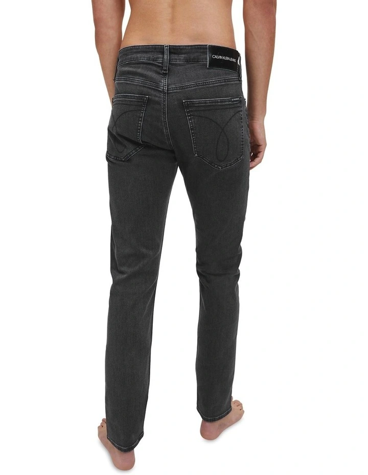 Skinny Denim Pant in Grey image 2