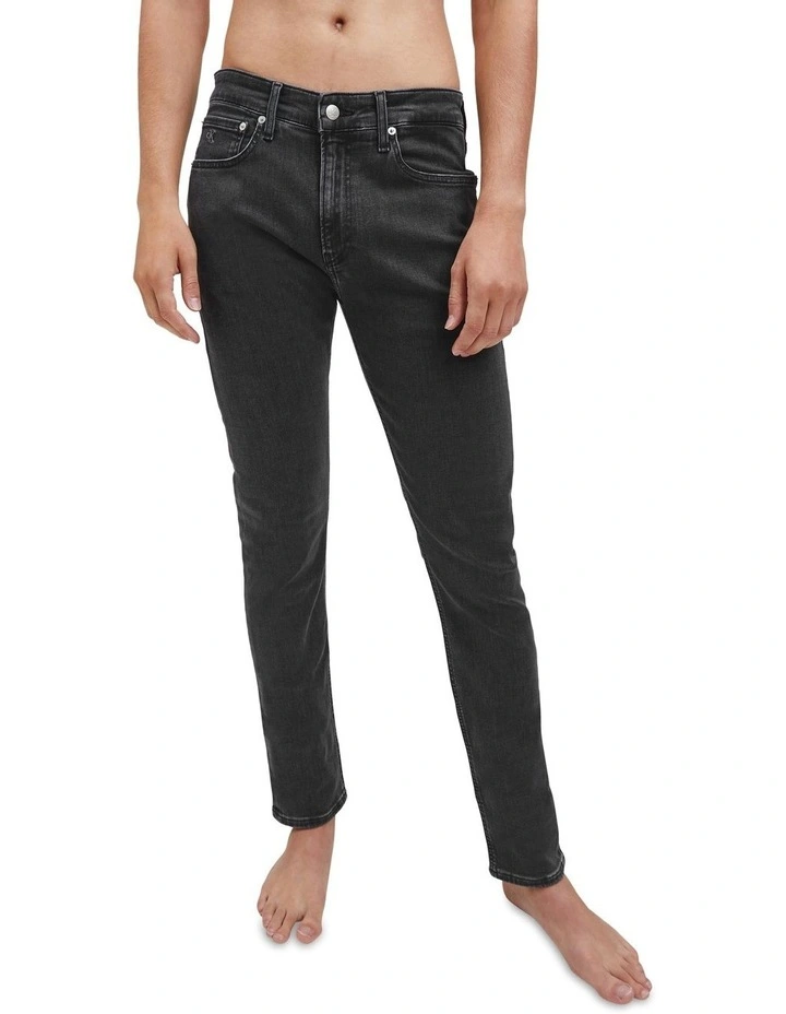 Skinny Denim Pant in Grey image 3