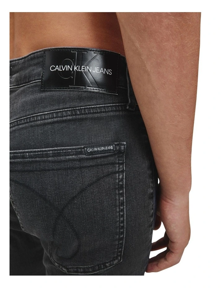 Skinny Denim Pant in Grey image 4