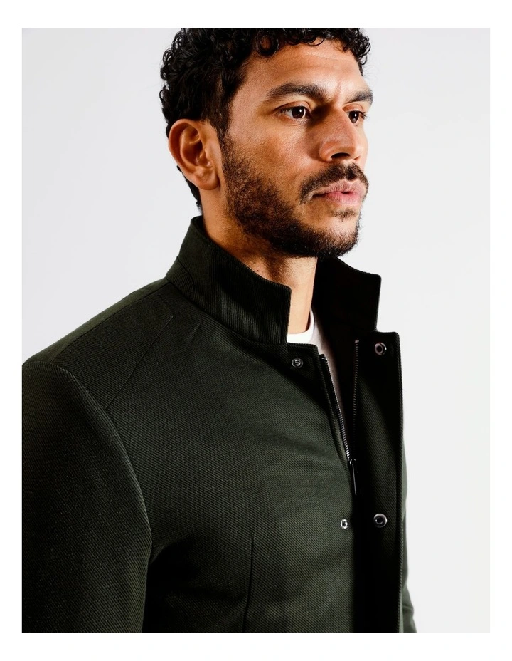 Jagger Bonded Jacket in Khaki image 6
