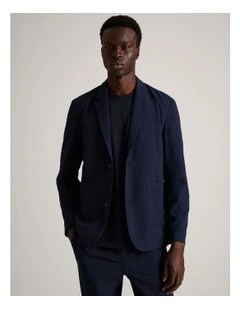 Jet-Setter Water Resistant Tech Blazer in Navy