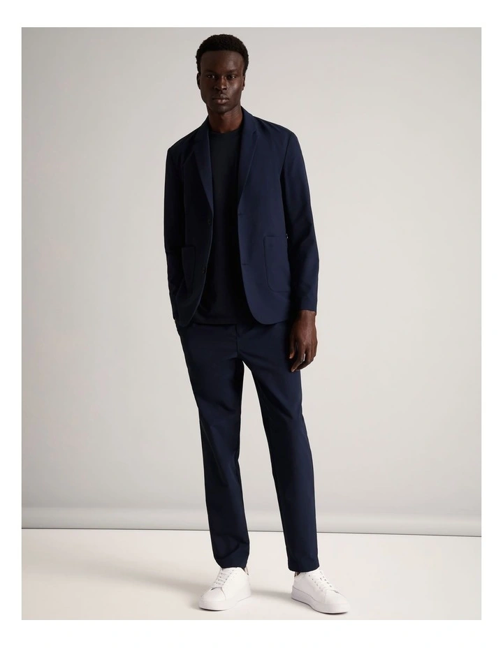 Jet-Setter Water Resistant Tech Blazer in Navy image 2