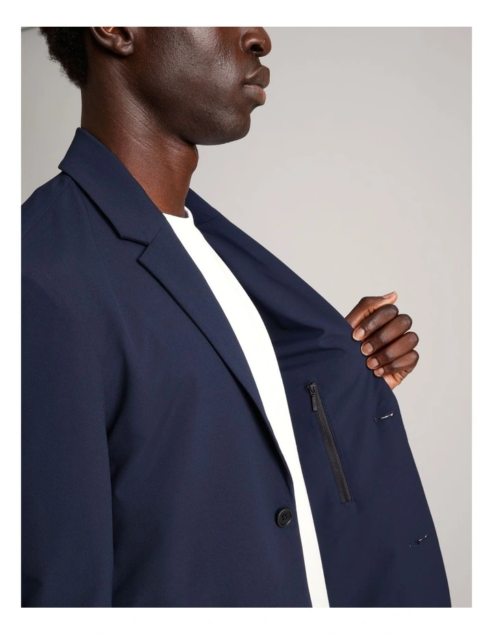 Jet-Setter Water Resistant Tech Blazer in Navy image 4