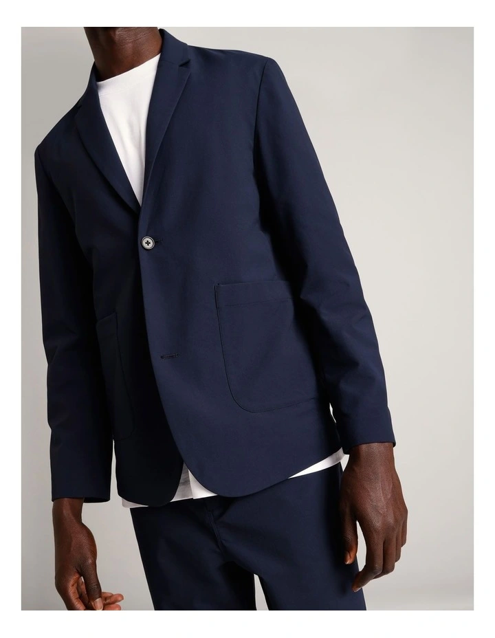 Jet-Setter Water Resistant Tech Blazer in Navy image 6