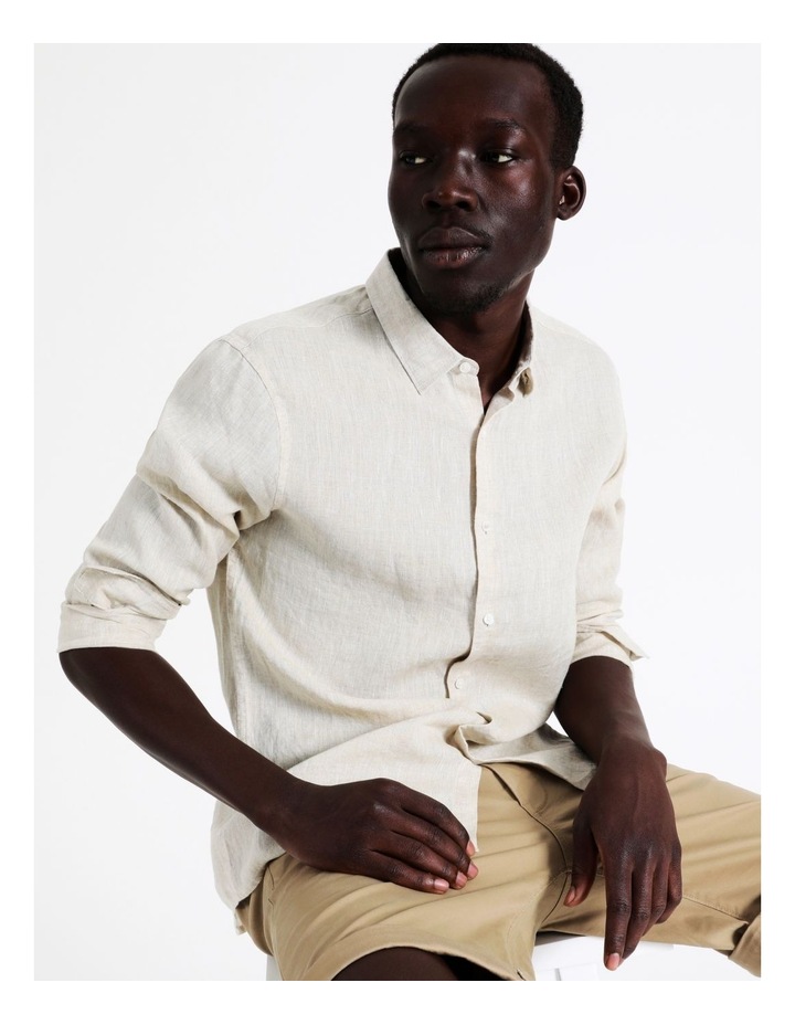 Bondi Linen Long Sleeve Relaxed Shirt