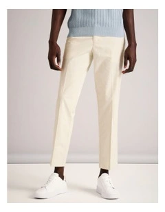Essential Theo Ankle Length Pant in Ecru