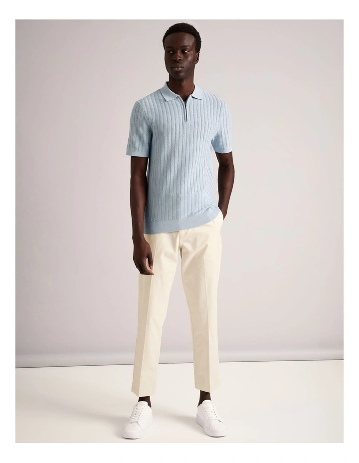 Essential Theo Ankle Length Pant in Ecru image 2