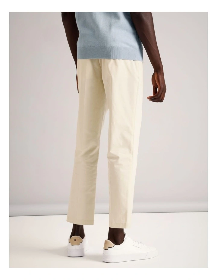 Essential Theo Ankle Length Pant in Ecru image 5