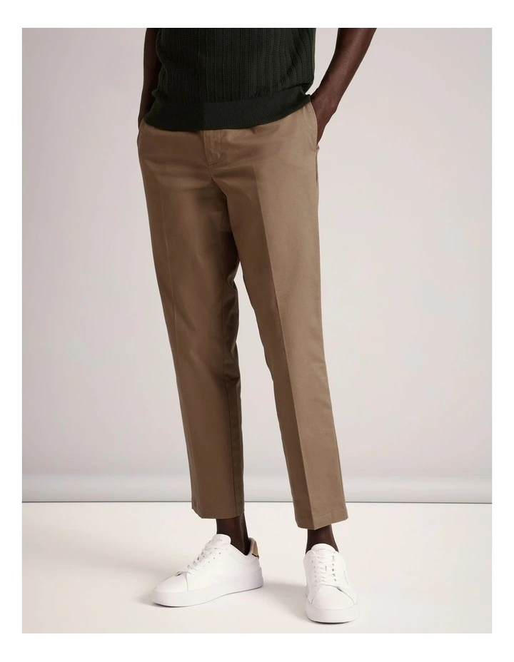 Essential Theo Ankle Length Pant in Sand image 1