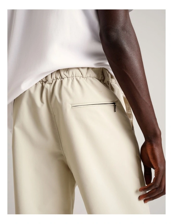 Jet-Setter Water Resistant Tech Pant in Ecru image 6