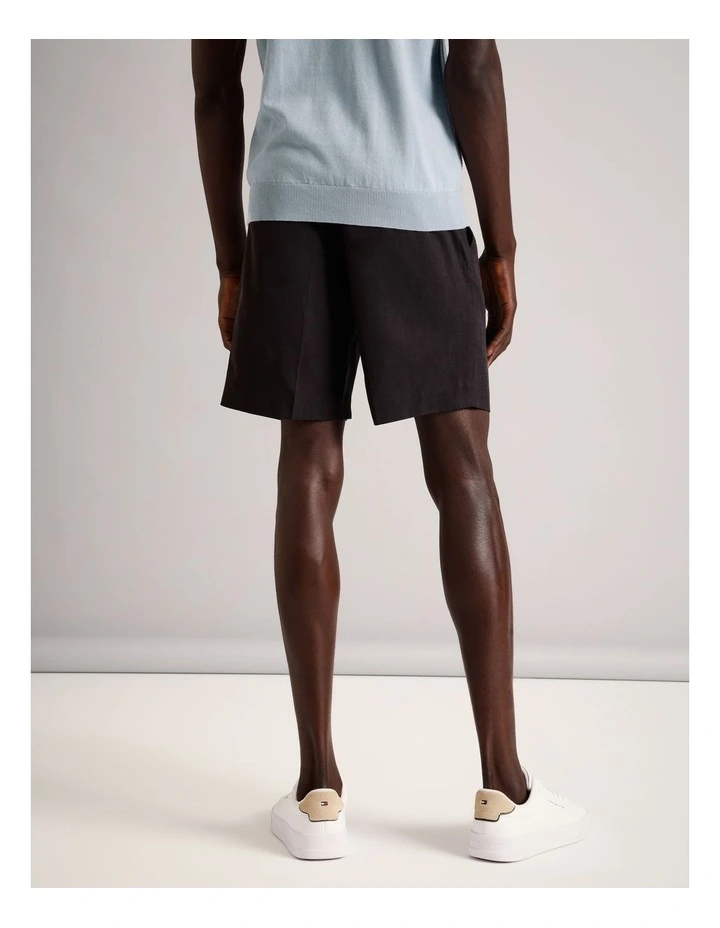 Louis Front Pleat Short in Charcoal image 4