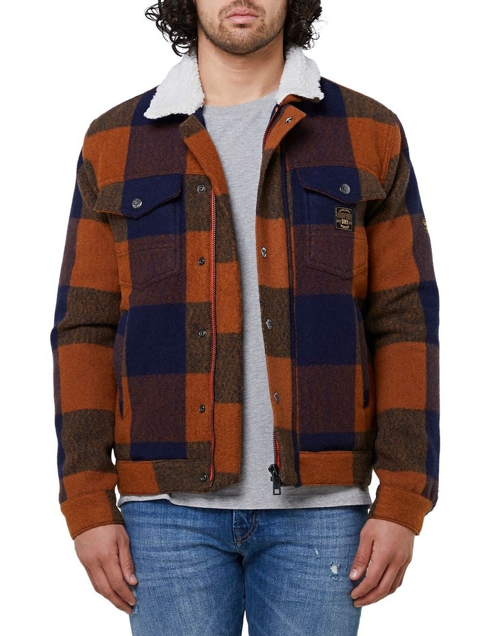 superdry checked jacket