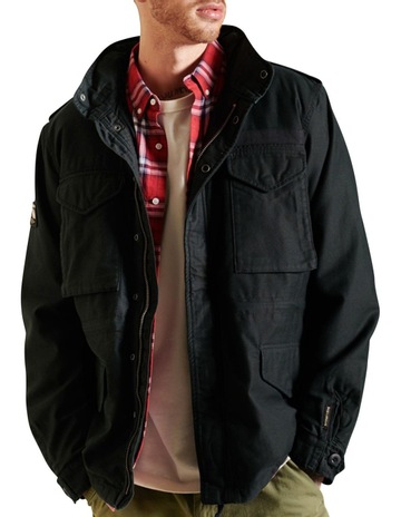 Superdry M65 Borg Lined Jacket Breen | MYER