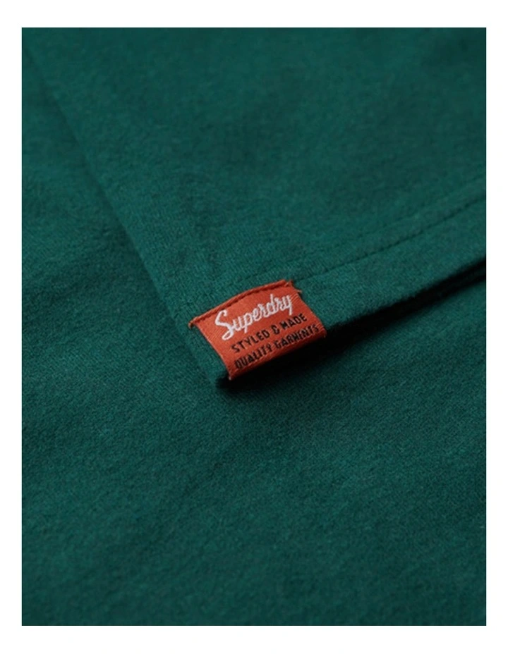 Workwear Flock Graphic T-Shirt in Bengreen Marl image 4