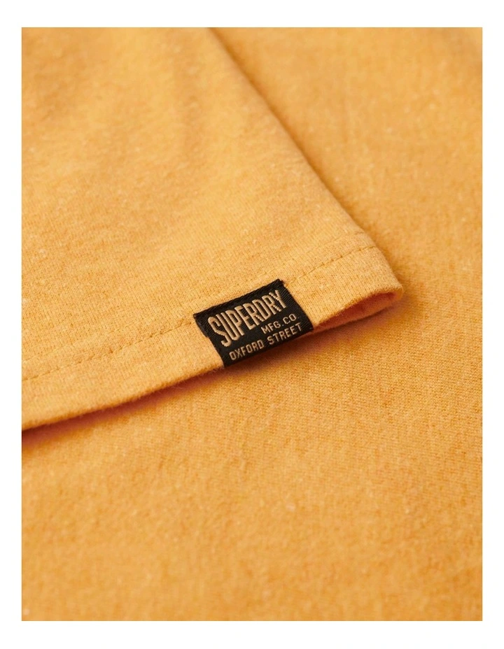 Classic Vl Heritage T Shirt in Amber Yellow Marle image 4