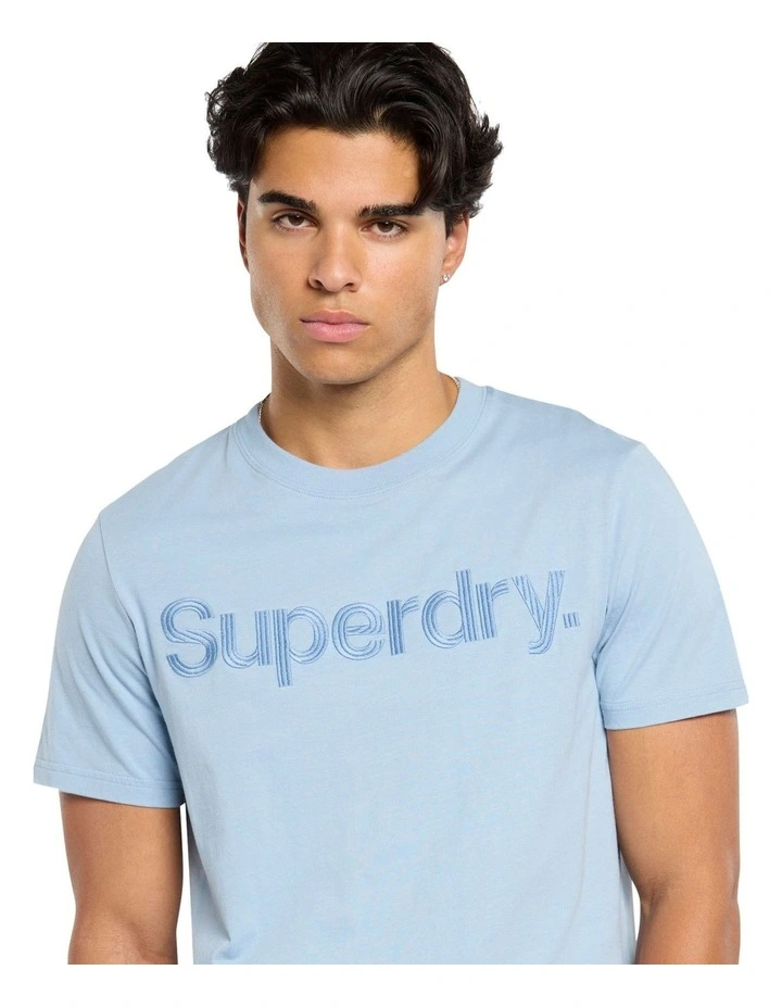 CL Source Relaxed Tee in China Blue image 3