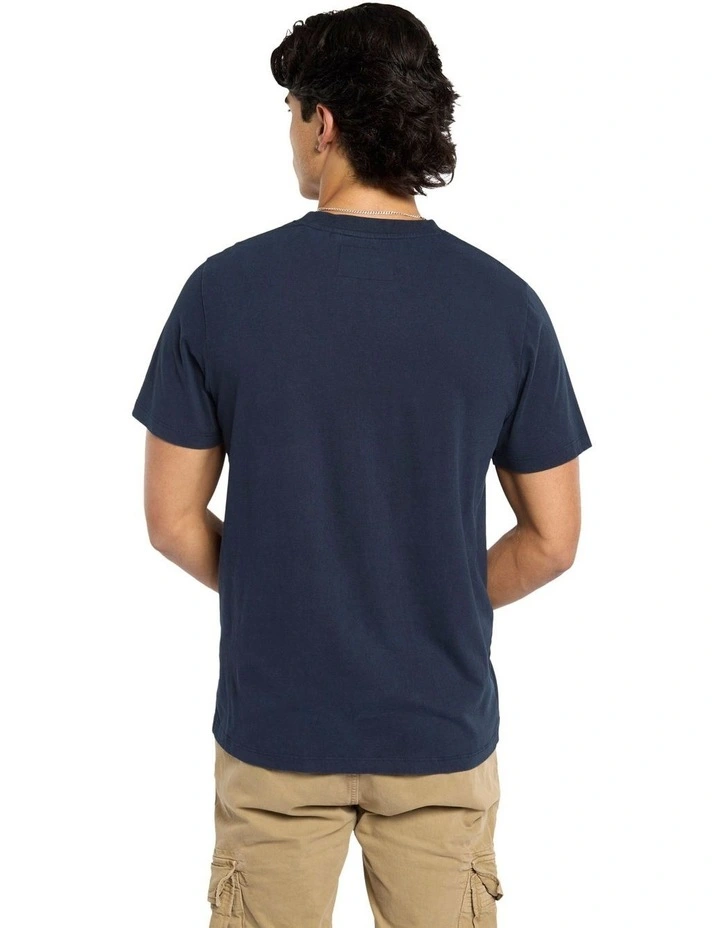 Copper Label Graphic Tee in Eclipse Navy image 2