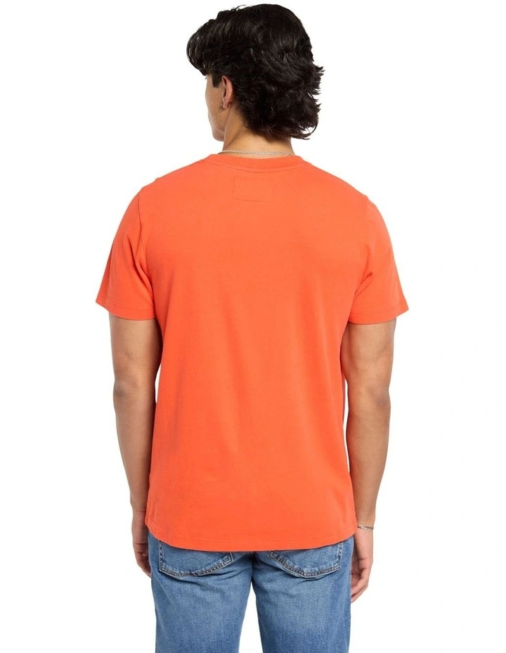 Copper Label Graphic Tee in Bold Orange image 2