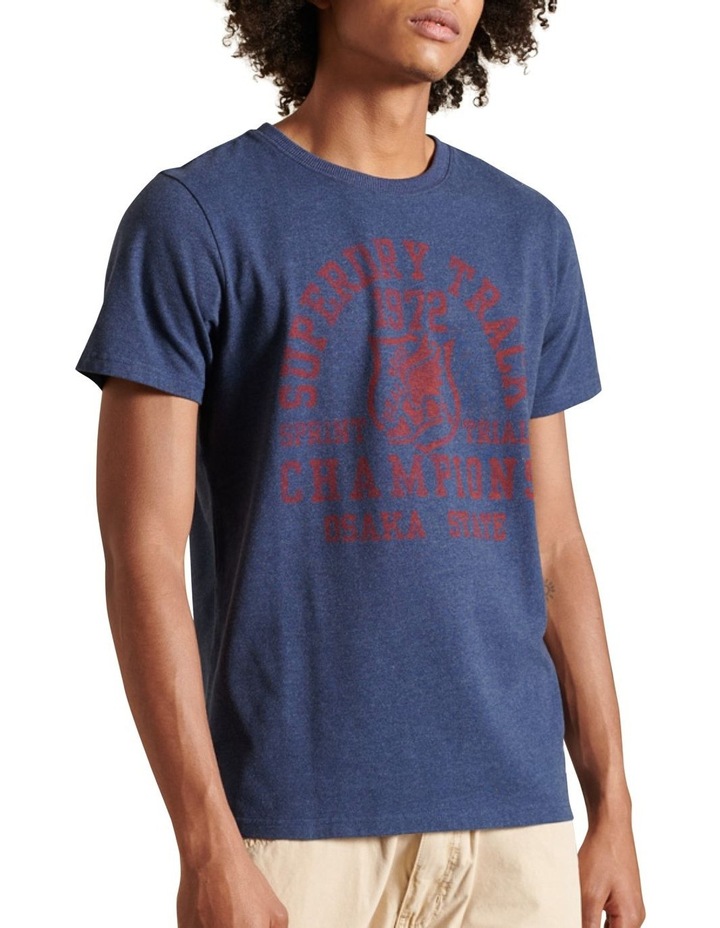 Track & Field Tee Blue