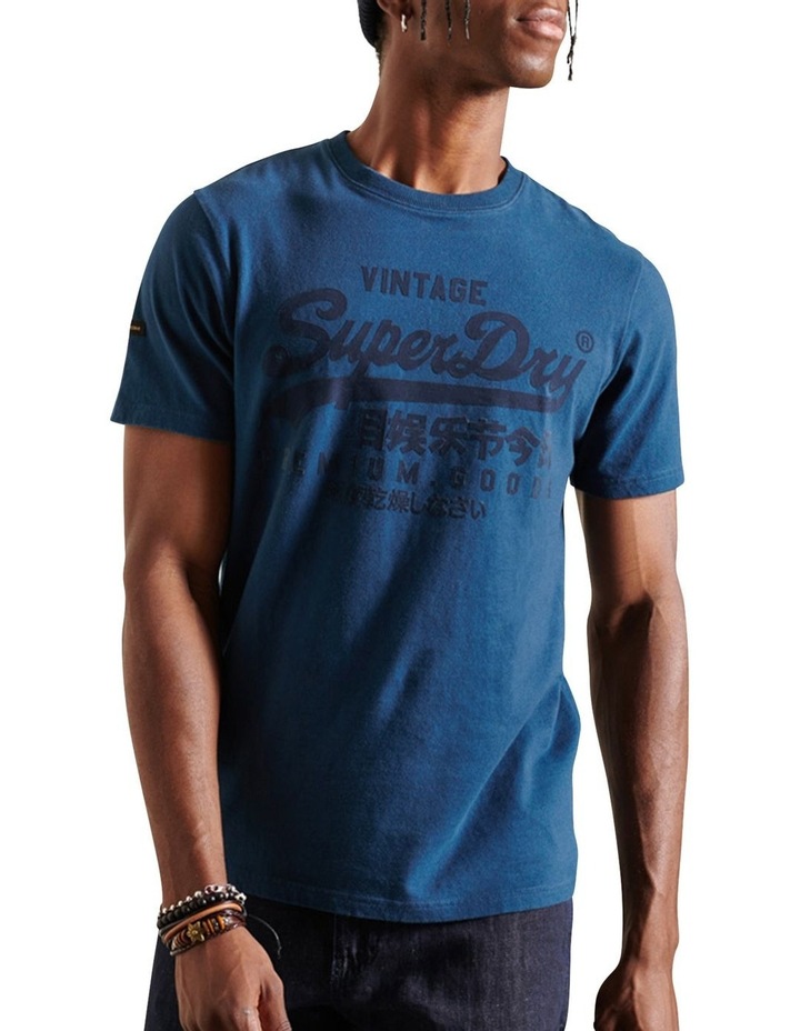 Vintage Logo Tonal Tee Blue Bottle