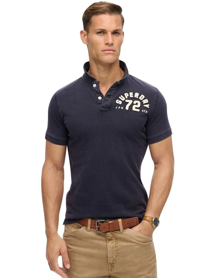 Vintage Athletic Polo in Eclipse Navy image 1