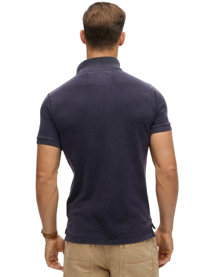 Vintage Athletic Polo in Eclipse Navy image 2
