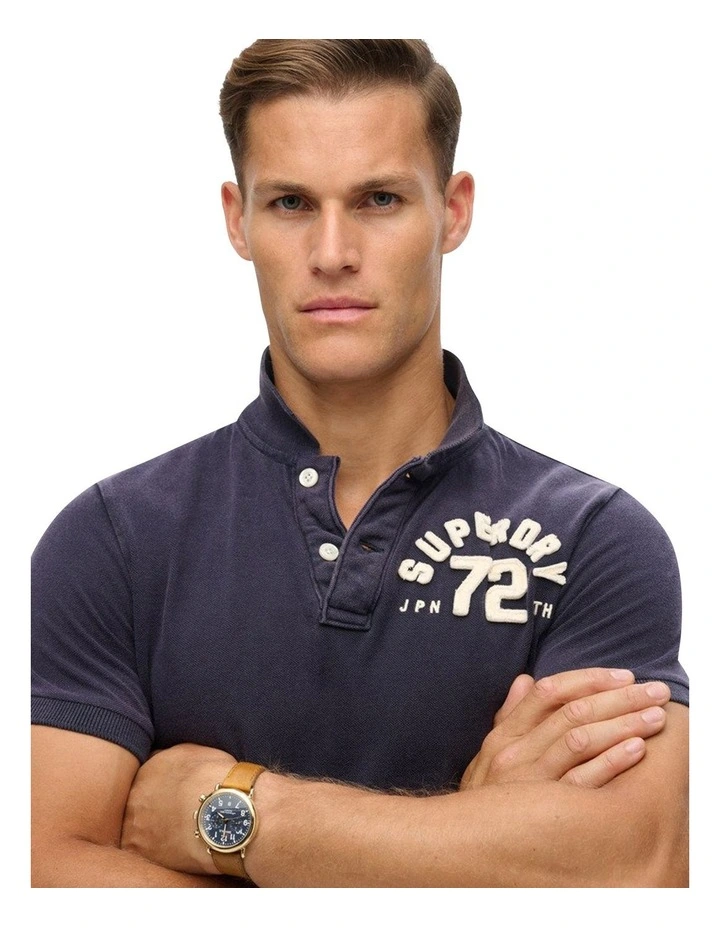 Vintage Athletic Polo in Eclipse Navy image 3