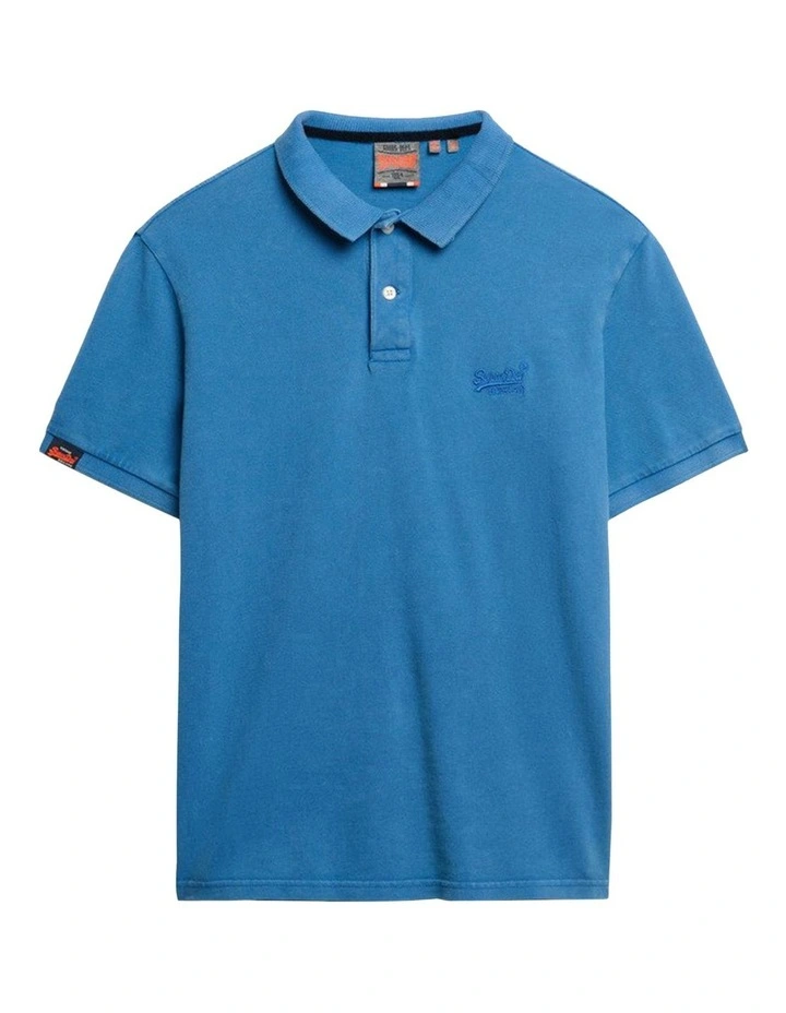 Vintage Destroy Polo in Monaco Blue image 6