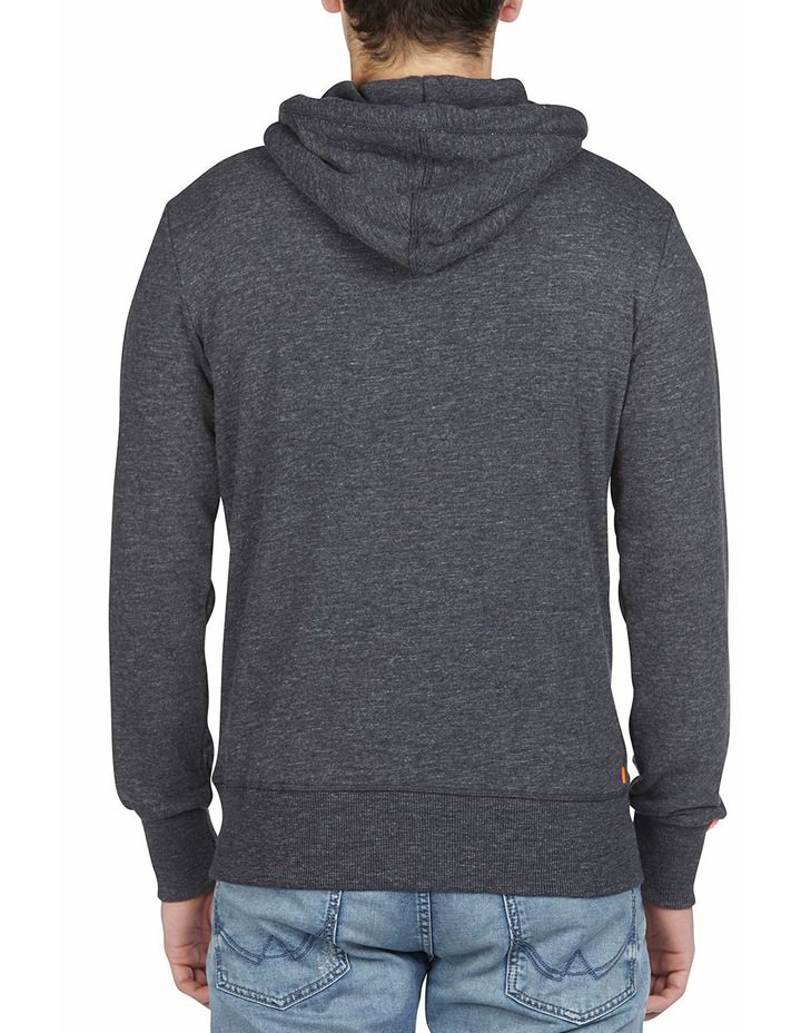 Mens Superdry Orange Label Lite Zip Hoodie Dark Cavern Grey Gri