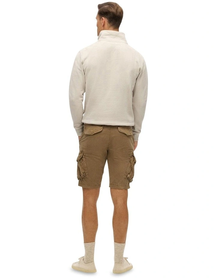 Core Cargo Short in Tan Khaki image 2